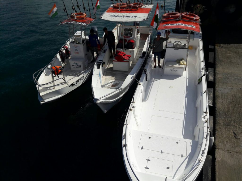 Fishing boat charter - Superb boats for 100% fun at Andaman!